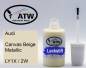 Preview: Audi, Canvas Beige Metallic, LY1X / 2W: 20ml Lackstift, von ATW Autoteile West.